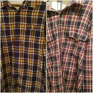 🙀 2 set of  Vintage button-down😻